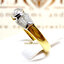 แหวนเพชรแท้ เพชร Round Cut ประดับด้วยเพชร Baguette Cut เพชรแท้ 1-0.17ct / 6-0.50ct