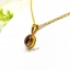 จี้ Smoky Topaz จากบ่อOuro Preto ประเทศ Brazil เจียรทรงคาบาชอน Cabochon