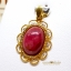จี้ Coral สีสวยสด ทรงกลมหลังเต่า เนื้องาม ออกแบบเป็นทรงดอกไม้ ชวนหลงใหล