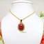 จี้ Coral สีสวยสด ทรงกลมหลังเต่า เนื้องาม ออกแบบเป็นทรงดอกไม้ ชวนหลงใหล