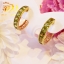 ต่างหูพลอย Peridot สีสวย รูปทรงห่วง ดีไซน์เก๋ ทันสมัย