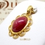 จี้ Coral สีสวยสด ทรงกลมหลังเต่า เนื้องาม ออกแบบเป็นทรงดอกไม้ ชวนหลงใหล